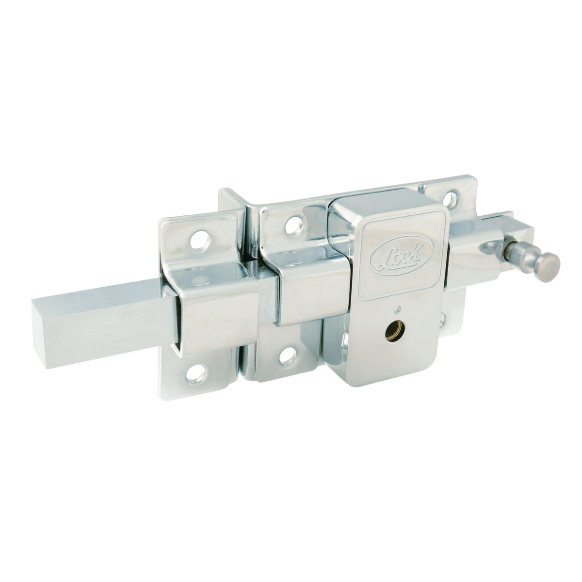Cerradura izq barra fija llave tetra cromo brillant eLock