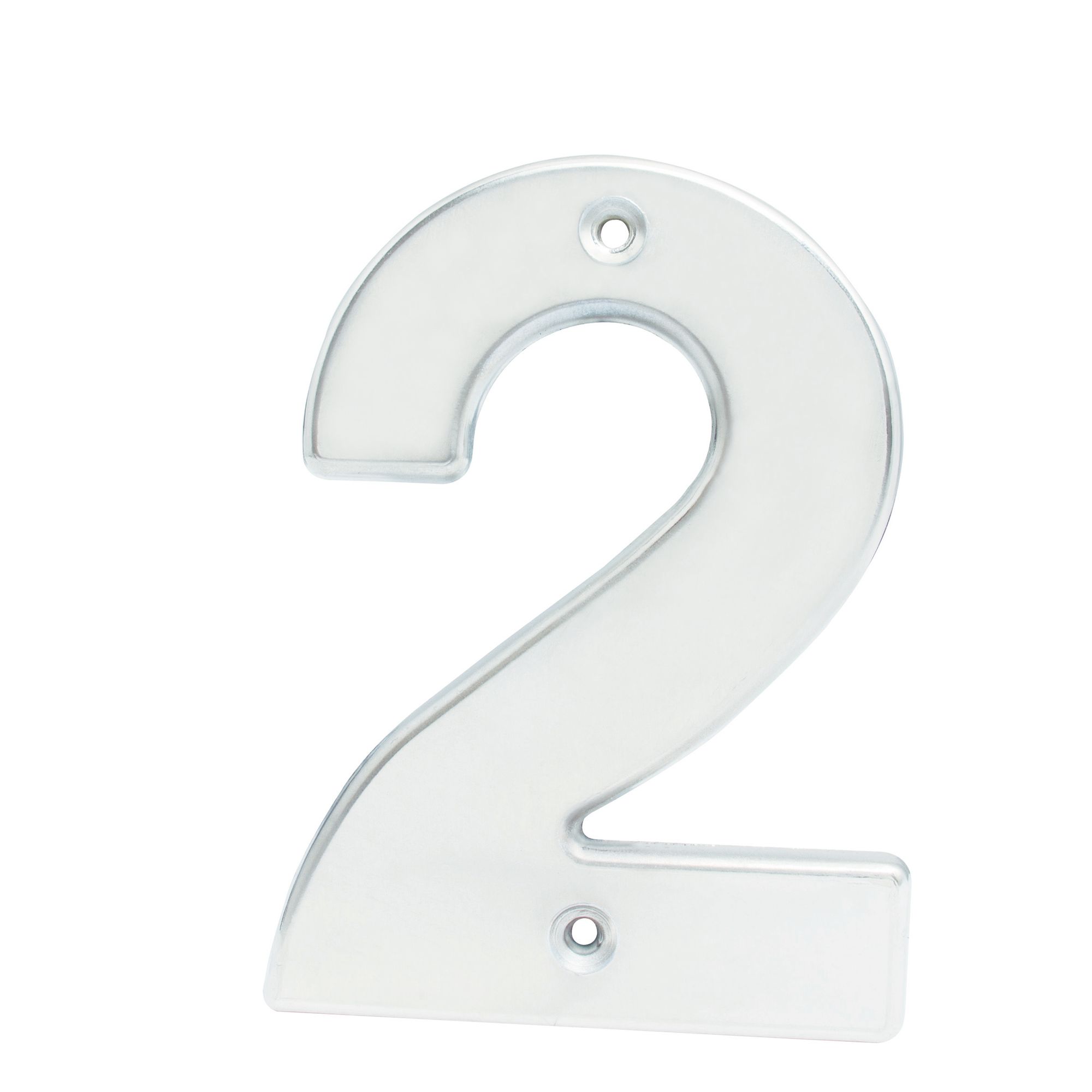 Numero 2 bold 4 in cromo satinado Lock