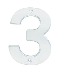 Numero 3 bold 4 in cromo satinado Lock