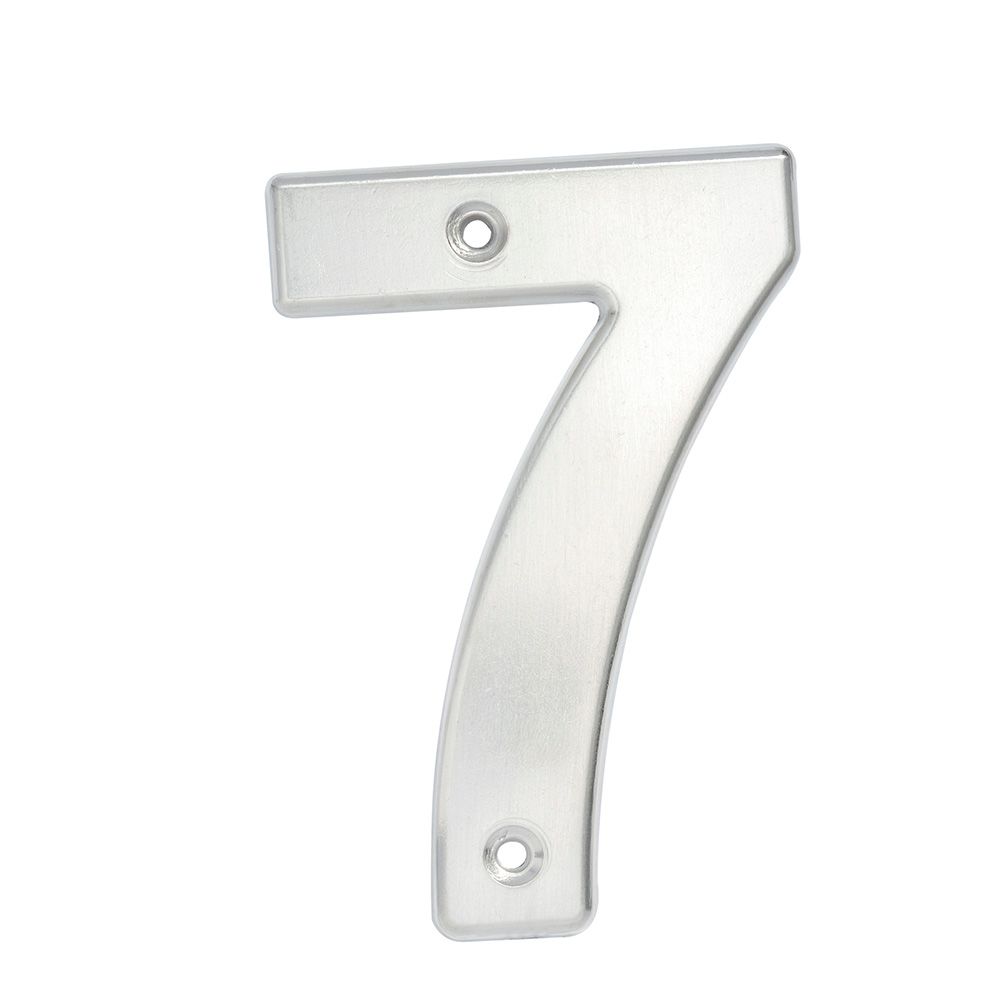 Numero 7 bold 4 in cromo satinado Lock