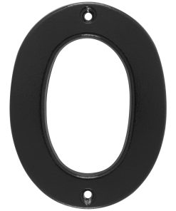 Número 0 bold 4 in negro