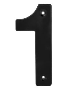 Número 1 bold 4 in negro