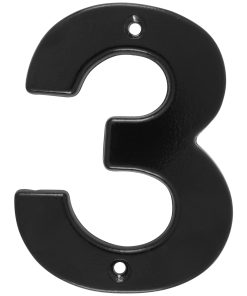 Número 3 bold 4 in negro