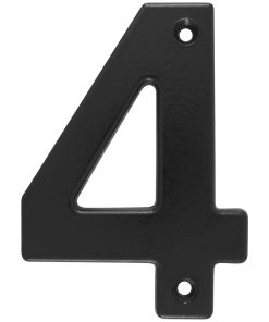 Número 4 bold 4 in negro
