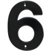 Número 6 bold 4 in negro