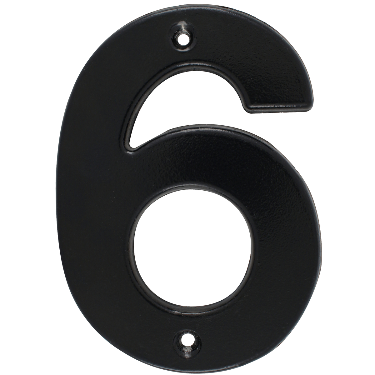 Número 6 bold 4 in negro