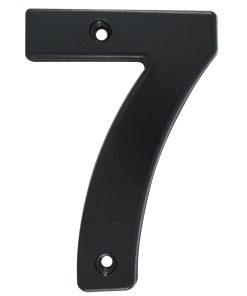 Número 7 bold 4 in negro