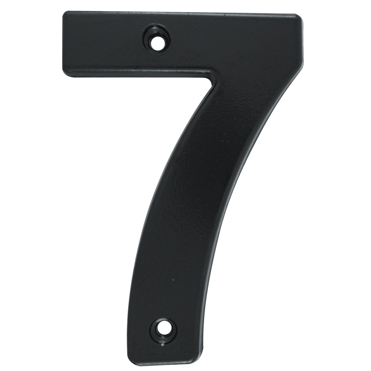 Número 7 bold 4 in negro