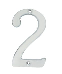 Numero 2 slim 4 in cromo satinado Lock