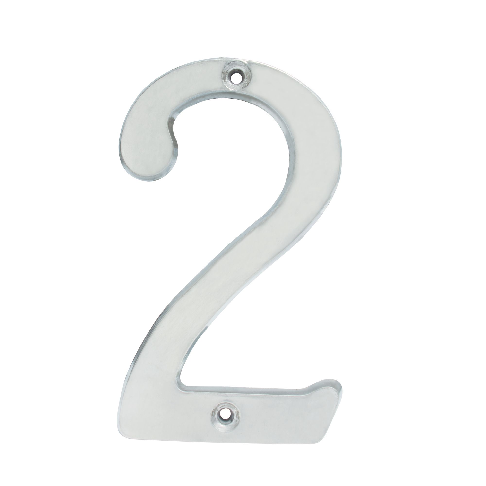 Numero 2 slim 4 in cromo satinado Lock
