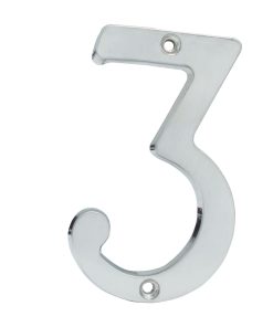 Numero 3 slim 4 in cromo satinado Lock