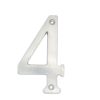 Numero 4 slim 4 in cromo satinado Lock