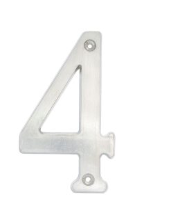 Numero 4 slim 4 in cromo satinado Lock