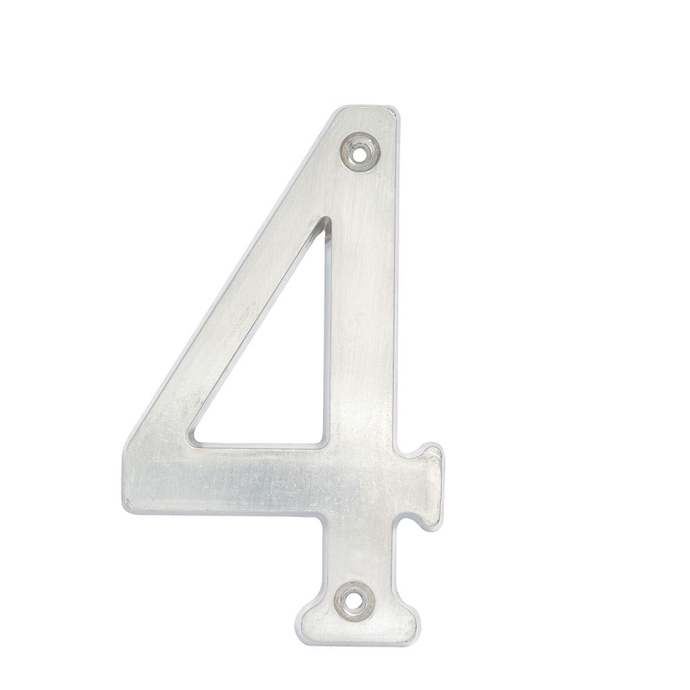 Numero 4 slim 4 in cromo satinado Lock
