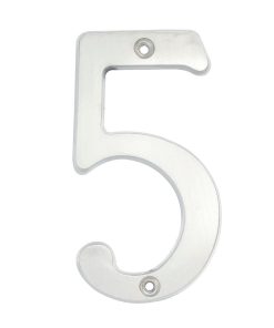Numero 5 slim 4 in cromo satinado Lock
