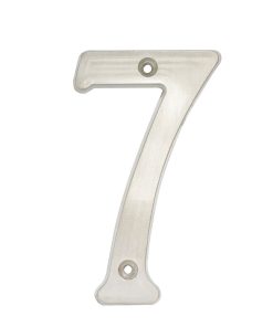 Numero 7 slim 4 in cromo satinado Lock