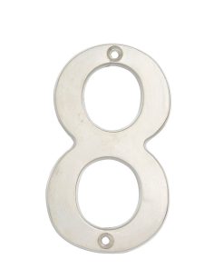 Numero 8 slim 4 in cromo satinado Lock