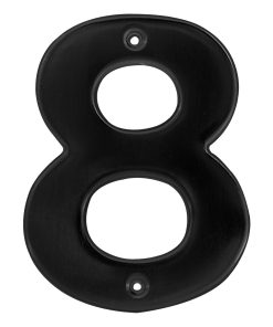 Número 8 bold 4 in negro