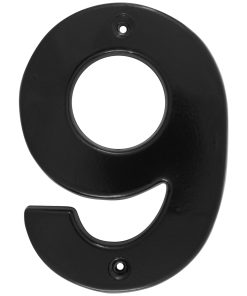 Número 9 bold 4 in negro