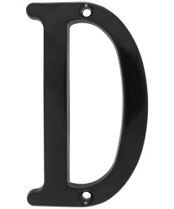 Letra D slim 4 in negro