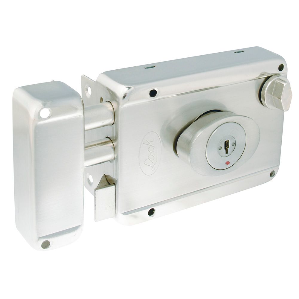 Cerradura de sobreponer 2 bulones llave de puntos Lock