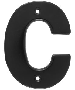 Letra C bold 4 in negro
