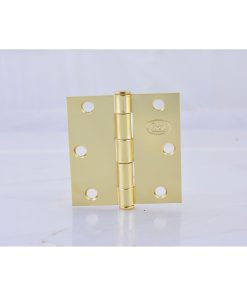 Bisagra cuadrada latón brillante 3.5 in x 3.5 in Lock