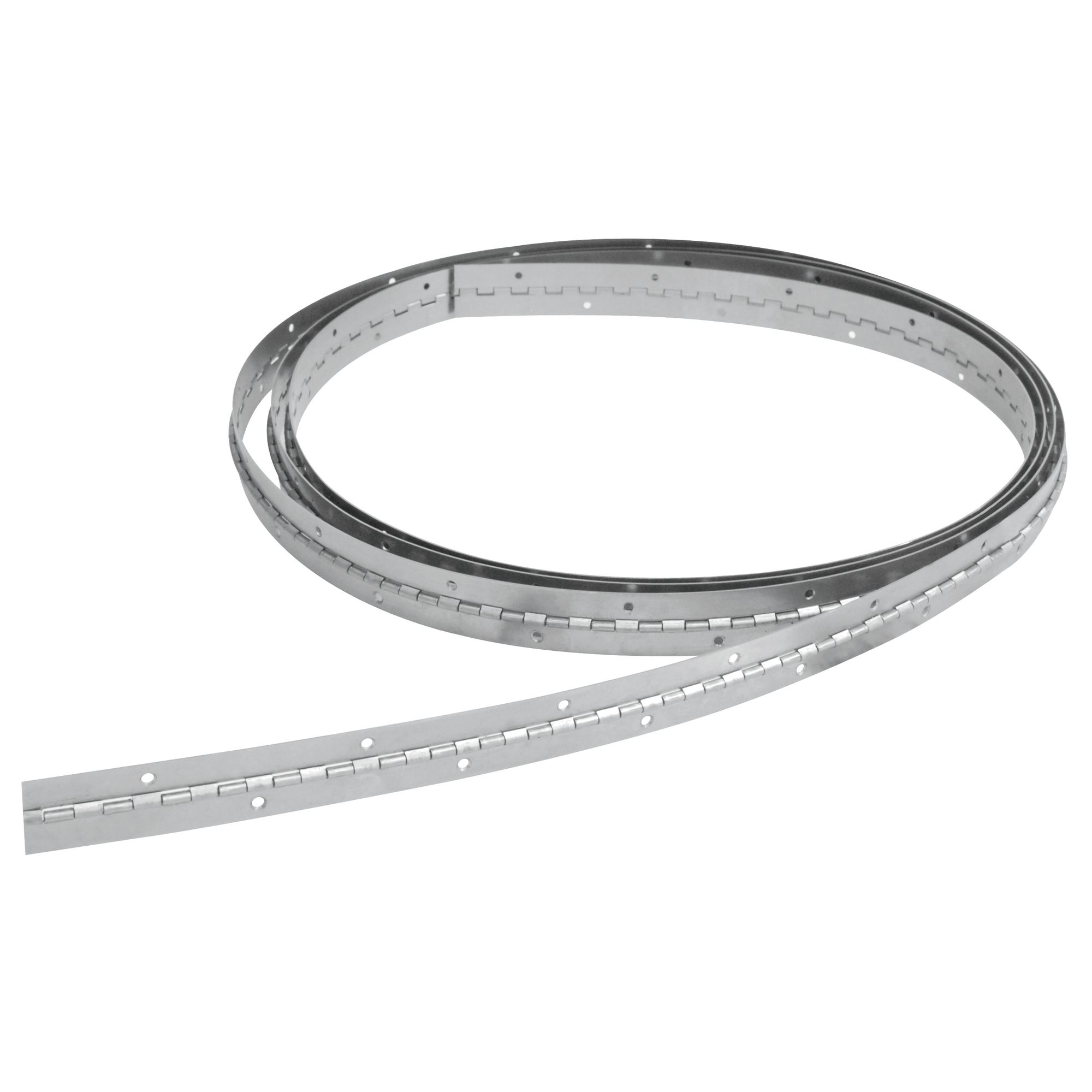 Bisagra de piano de 1 in x 3.5 m con orificios Lock
