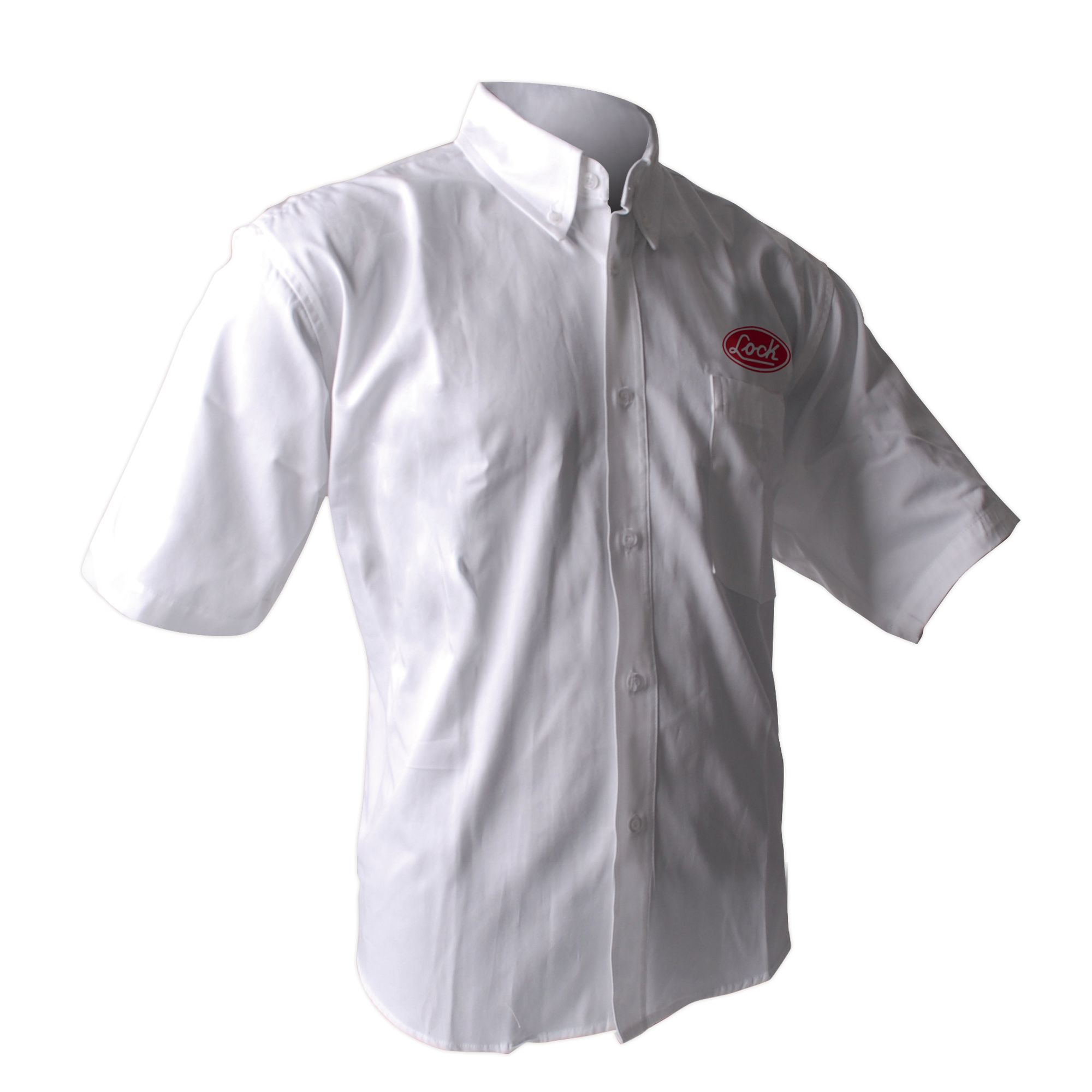 Camisa blanca manga corta Lock talla CH Lock