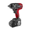 Pistola de impacto inalámbrica Urrea con cuadro de 1/2 in, voltaje de carga de 120 V, voltaje de batería de 20 V, torque máximo de 170 Nm, velocidad máxima de 2 200 rpm, 3000 i/m Urrea