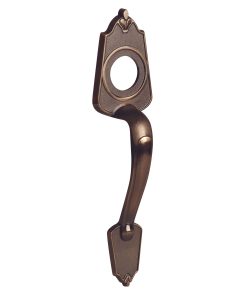 Jaladera decorativa para sobreponer latón antiguo Lock