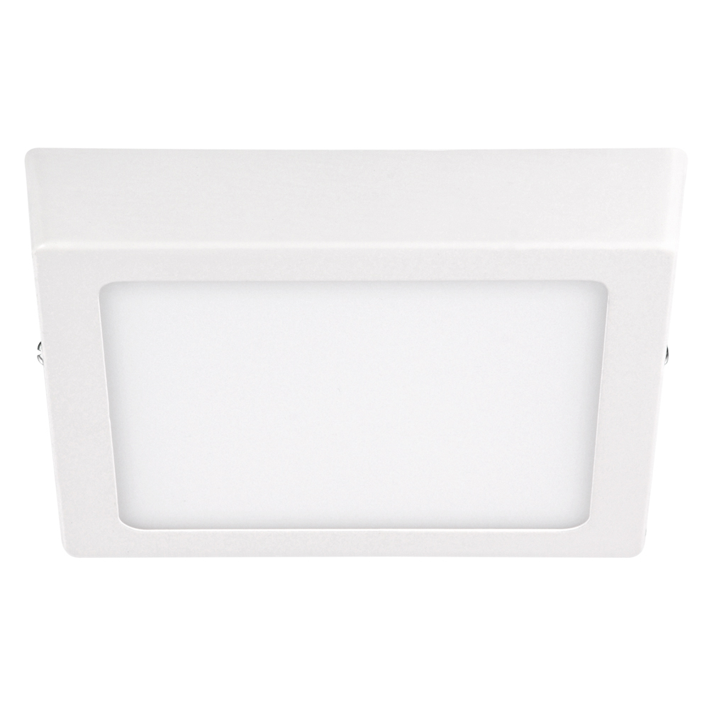 Luminario LED de sobreponer cuadrado 12 W Surtek