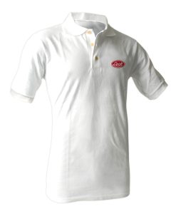 Playera tipo polo Lock blancatalla L Lock