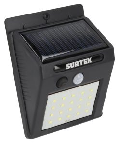 Luminario de LED solar con sen sor de 160 lm