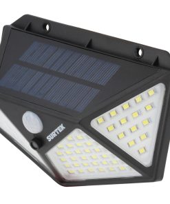 Luminario de LED solar con sen sor de 400 lm 1 W