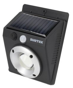 Luminario de LED solar con sen sor de 400 lm 1.5 W