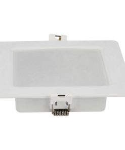 Luminario de LED empotrable cu adrado 6 W, luz de día