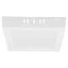 Luminario de LED de sobreponer cuadrado 12 W, luz de día