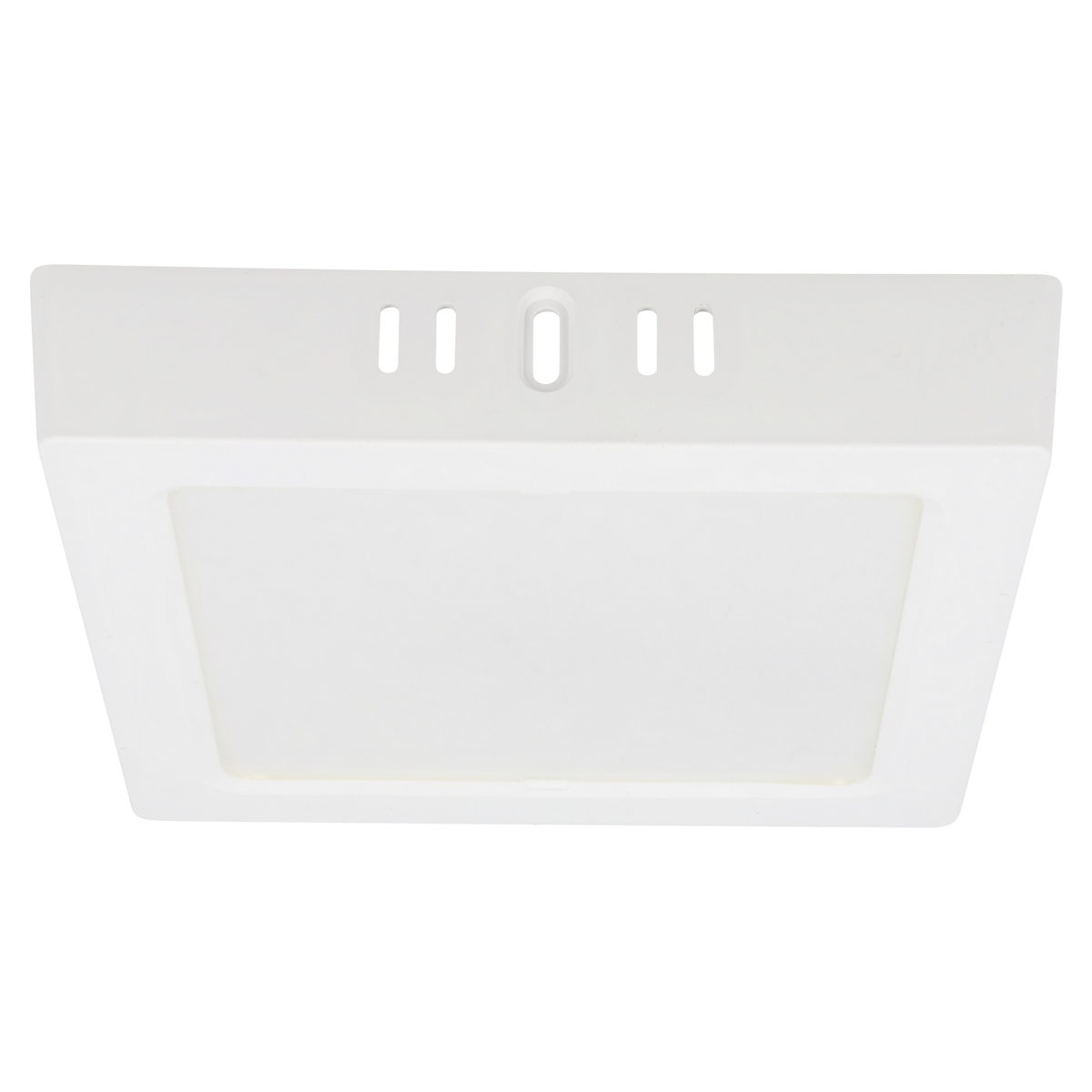 Luminario de LED de sobreponer cuadrado 12 W, luz de día
