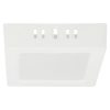 Luminario de LED de sobreponer cuadrado 6 W, luz de día