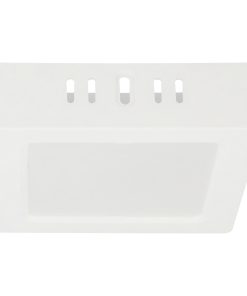 Luminario de LED de sobreponer cuadrado 6 W, luz de día