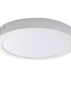 Luminario de LED de sobreponer redondo 12 W, luz de día