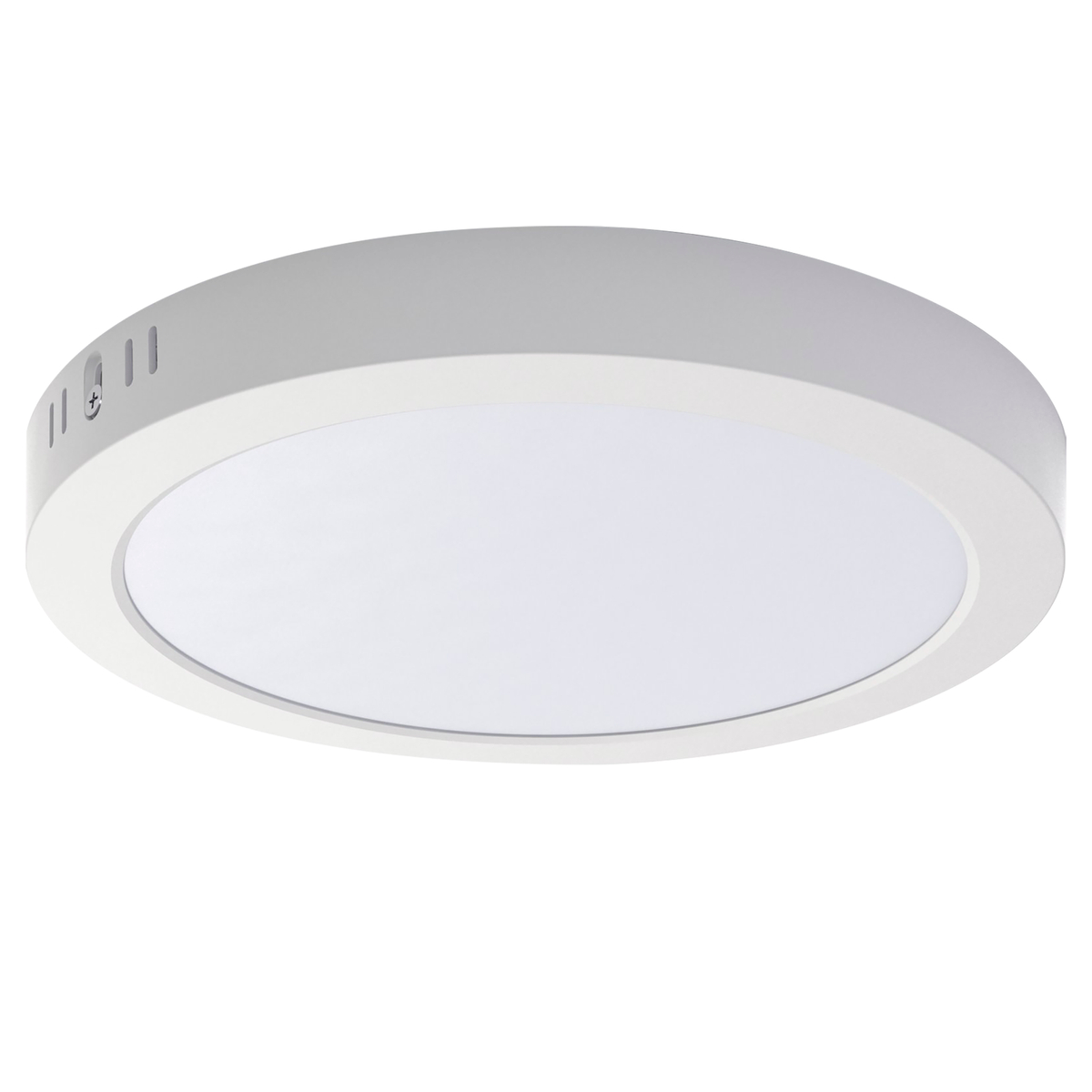 Luminario de LED de sobreponer redondo 12 W, luz de día