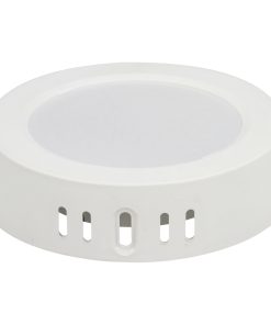 Luminario de LED de sobreponer redondo 6 W, luz de día