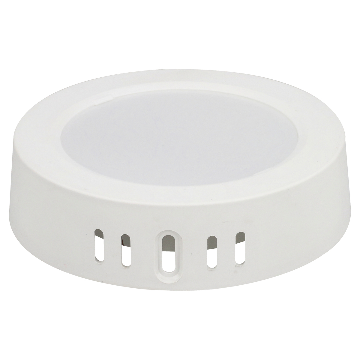 Luminario de LED de sobreponer redondo 6 W, luz de día