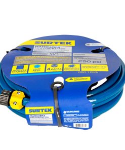 Manguera para jardín contracto r con conector plástico 1/2 in, 6 m