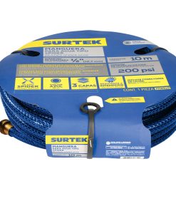 Manguera Spider 1/2 in armada con conector metálico 10m Surtek