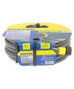 Surtek Manguera tramada gris 1/2 in armada conector plást 10m