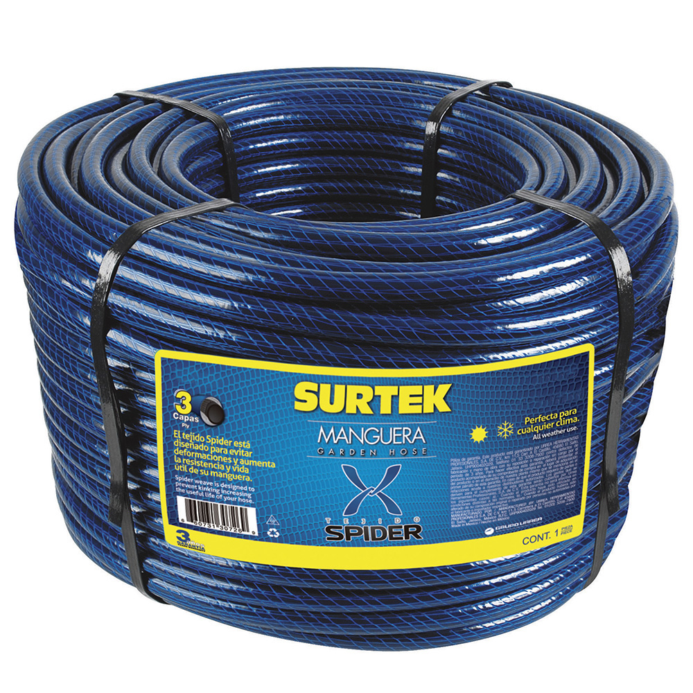 Manguera Spider 1 in rollo 100m Surtek