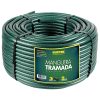Manguera tramada verde 3/4 in rollo 100m Surtek